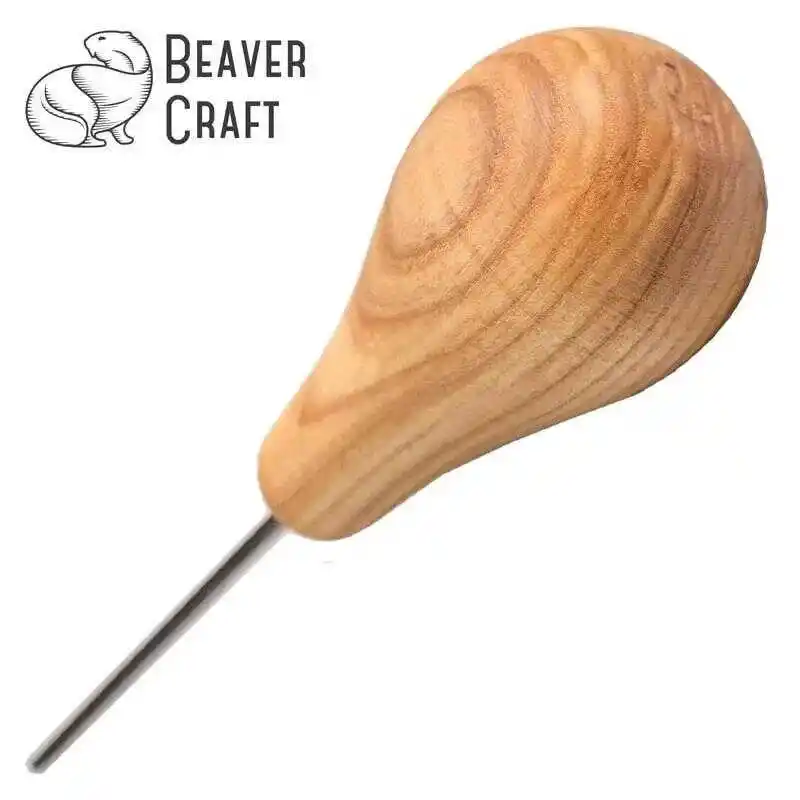BeaverCraft P12/02 Avuç İçi Derin Oluklu Ahşap Oyma Iskarpelası 2mm