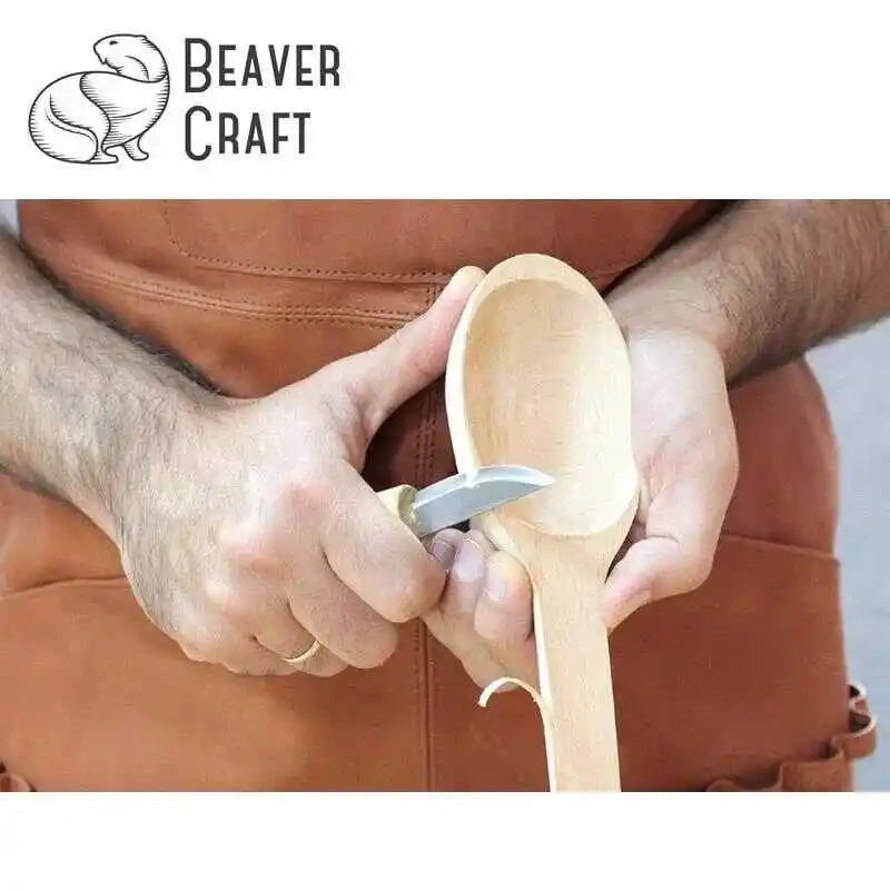 BeaverCraft S01 Ahşap Kuksa Kaşık Oyma Bıçağı Seti 4 Parça