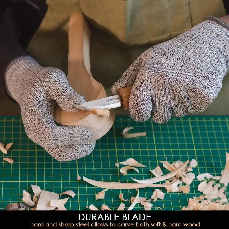 BeaverCraft S01 Ahşap Kuksa Kaşık Oyma Bıçağı Seti 4 Parça