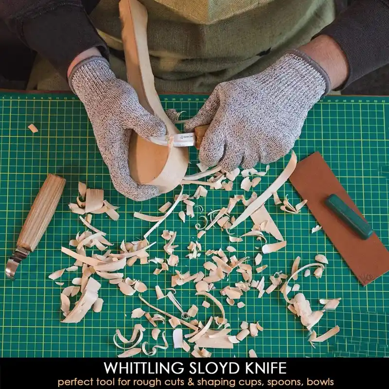 BeaverCraft S01 Ahşap Kuksa Kaşık Oyma Bıçağı Seti 4 Parça