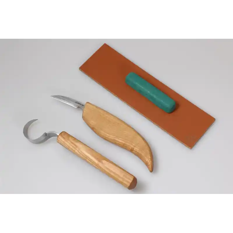 BeaverCraft S02 Ahşap Kuksa Kaşık Oyma Bıçağı Seti 4 Parça