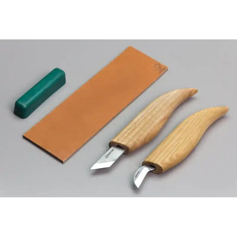 BeaverCraft S04 Geometrik Ahşap Oyma Bıçağı Seti 4 Parça