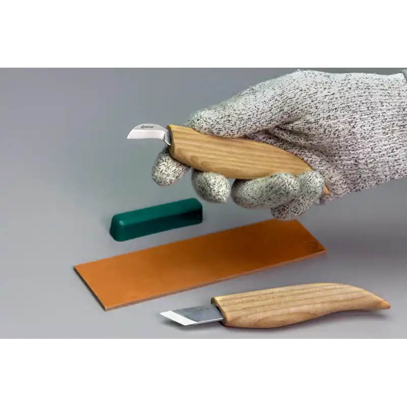 BeaverCraft S04 Geometrik Ahşap Oyma Bıçağı Seti 4 Parça