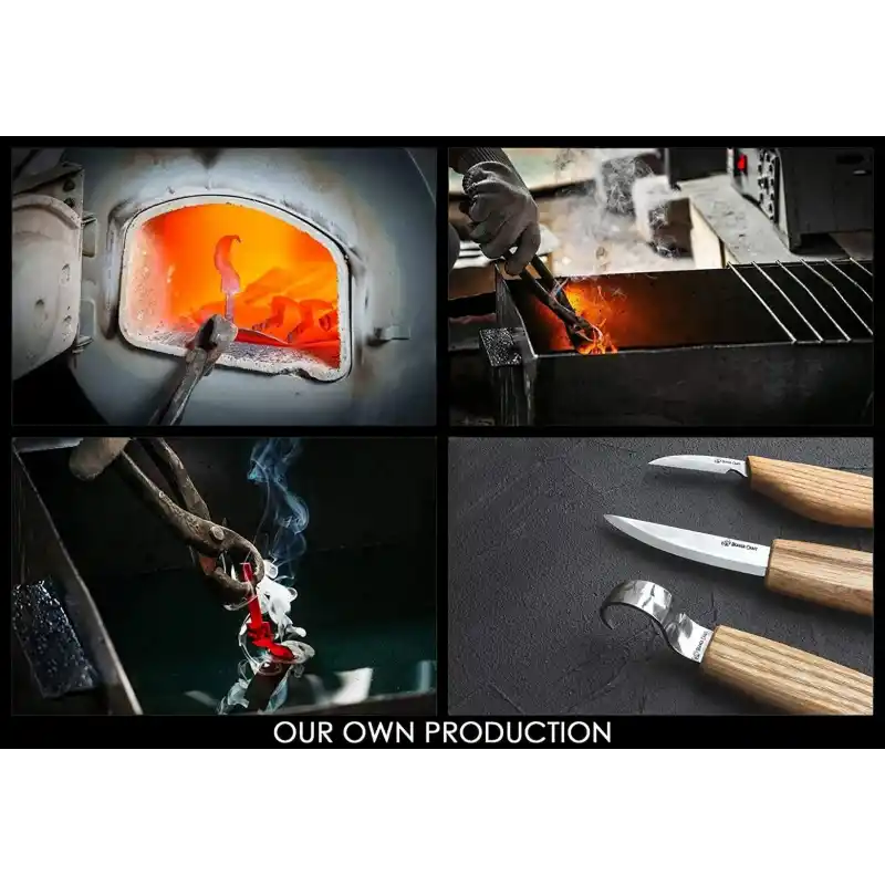 BeaverCraft S13 Ahşap Kuksa Kaşık Oyma Bıçağı Seti 6 Parça