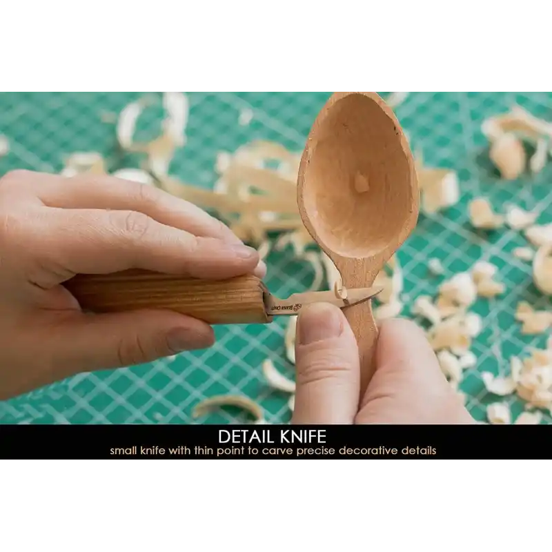 BeaverCraft S13 Ahşap Kuksa Kaşık Oyma Bıçağı Seti 6 Parça