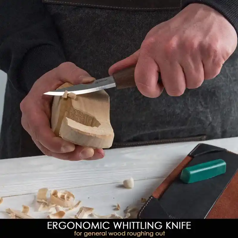 BeaverCraft S14X Premium Ceviz Saplı Ahşap Kaşık Oyma Seti 6 Parça