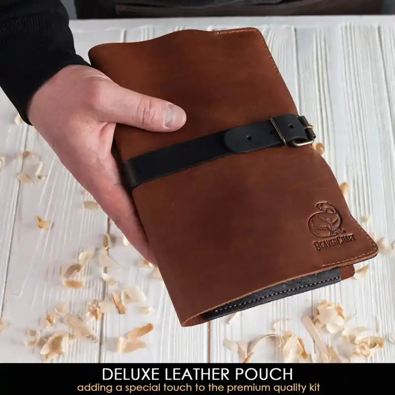 BeaverCraft S14X Premium Ceviz Saplı Ahşap Kaşık Oyma Seti 6 Parça