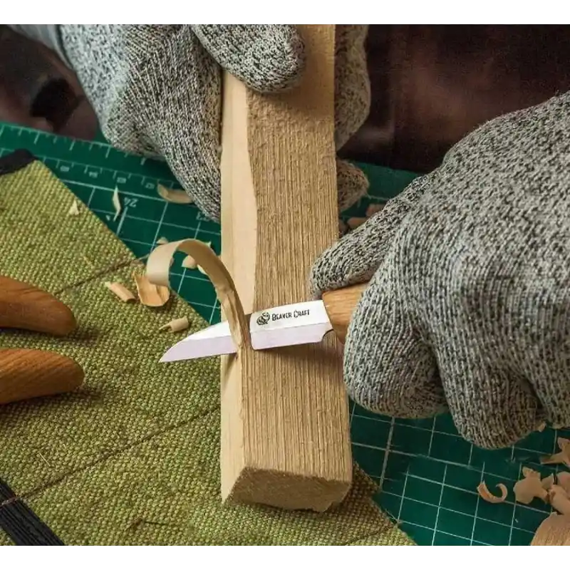 BeaverCraft S15 Çip Oyma ve Yontma Bıçağı Seti 6 Parça