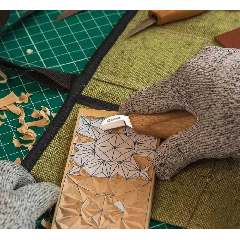 BeaverCraft S15 Çip Oyma ve Yontma Bıçağı Seti 6 Parça