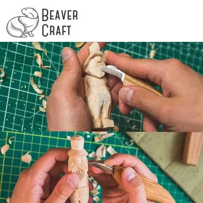 BeaverCraft S16 Çip Oyma ve Yontma Bıçağı Seti 7 Parça