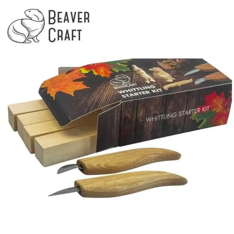 BeaverCraft S16 Çip Oyma ve Yontma Bıçağı Seti 7 Parça