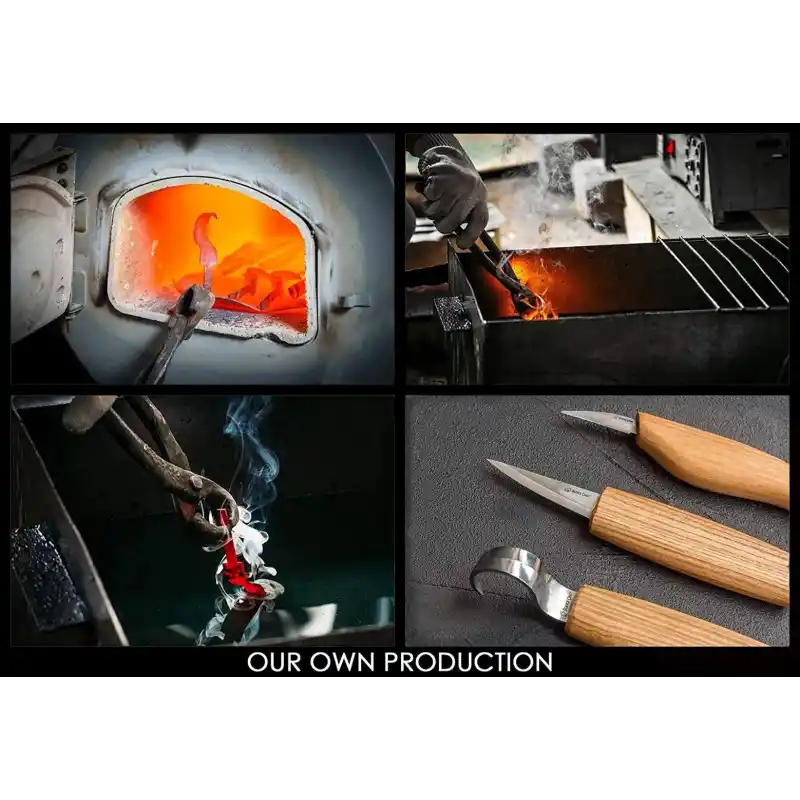 BeaverCraft S17 Ahşap Oyma Bıçağı Seti 6 Parça