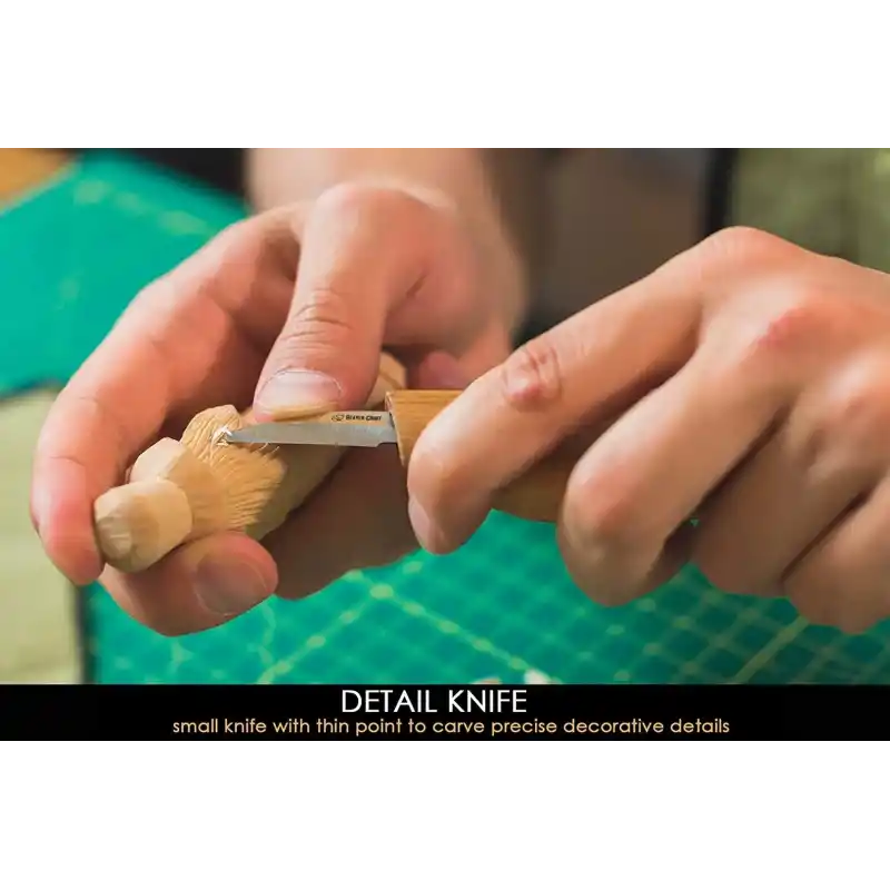 BeaverCraft S17 Ahşap Oyma Bıçağı Seti 6 Parça