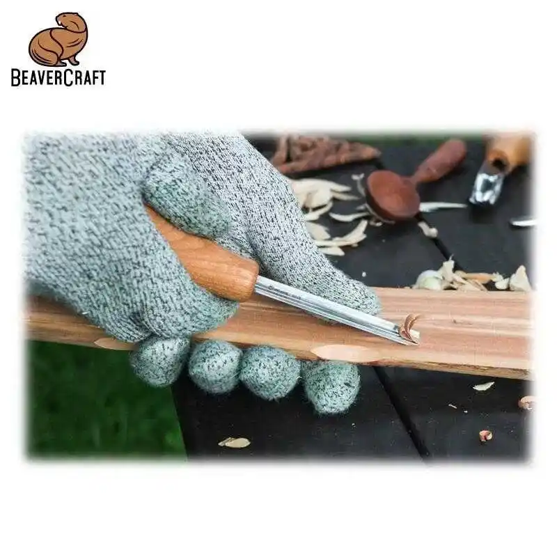 BeaverCraft SC05 Avuç İçi Ahşap Oyma Iskarpela Seti 6 Parça
