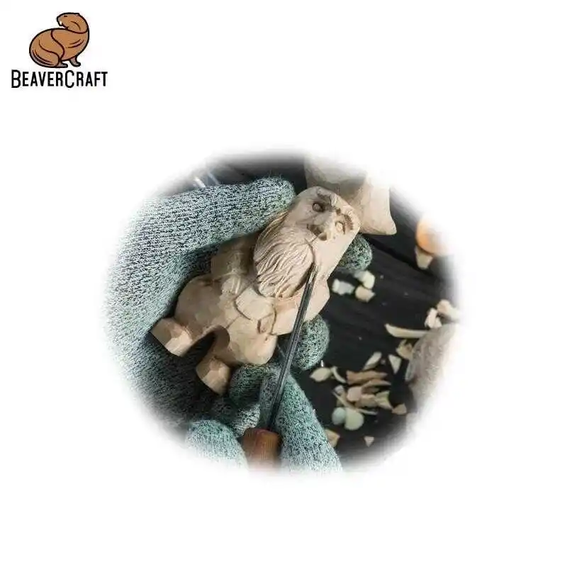 BeaverCraft SC05 Avuç İçi Ahşap Oyma Iskarpela Seti 6 Parça