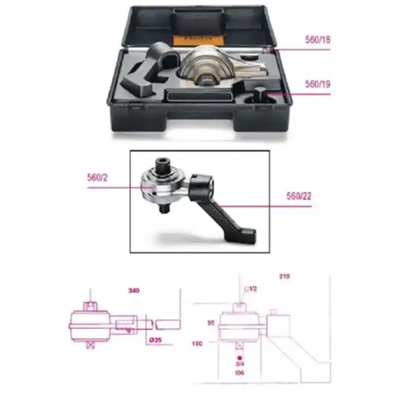 Beta 005600020 560/C2 2 Parça Tork Arttırıcı Takımı