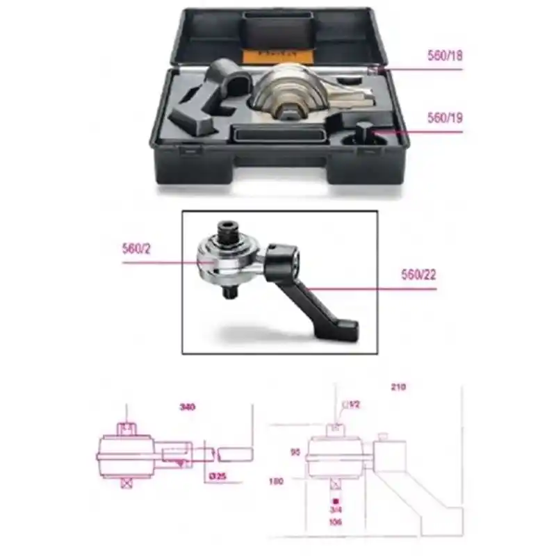 Beta 005600042 560/C4 4 Parça Tork Arttırıcı Takımı