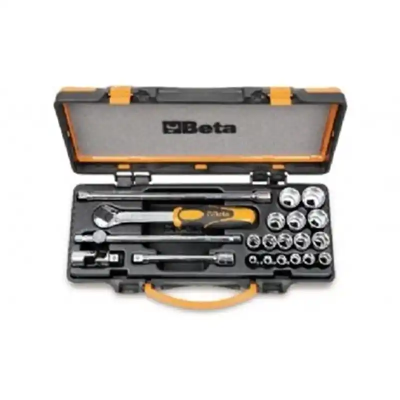 Beta 009100936 910A/C16 Altı Köşe 16 Parça Lokma Takımı