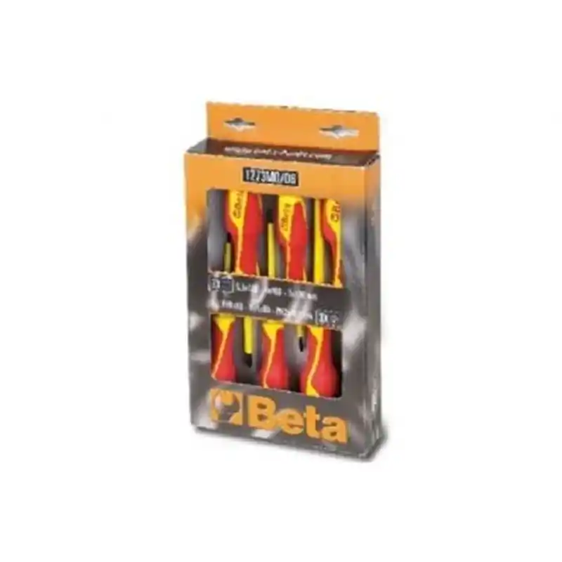 Beta 012730851 1273MQ/D6 6 Parça 1000V İzoleli Tornavida Takımı