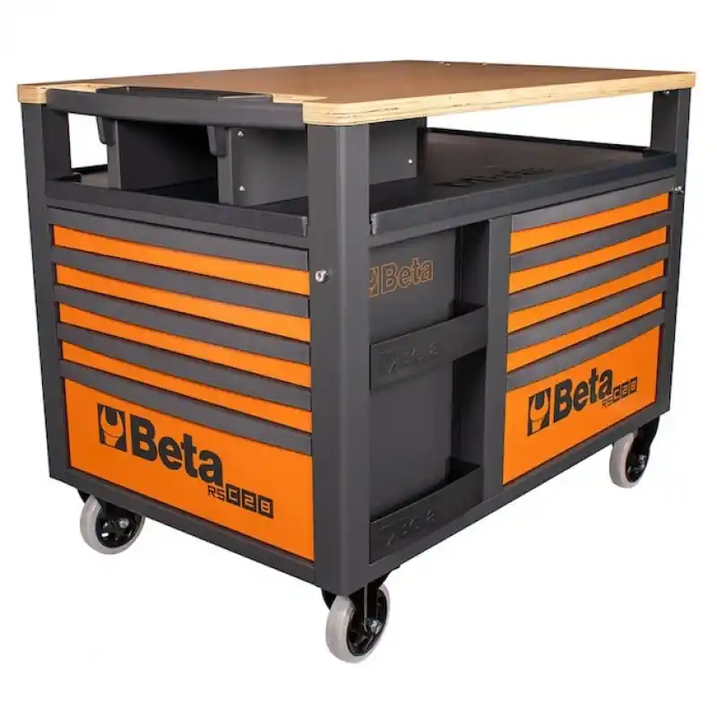 Beta 028003001 Ahşap Tezgahlı ve 10 Çekmeceli SuperTank Çalışma Tezgahı