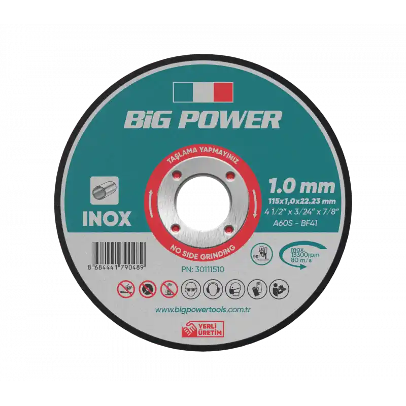 Big Power 115x1.0 mm Inox Kesme Taşı