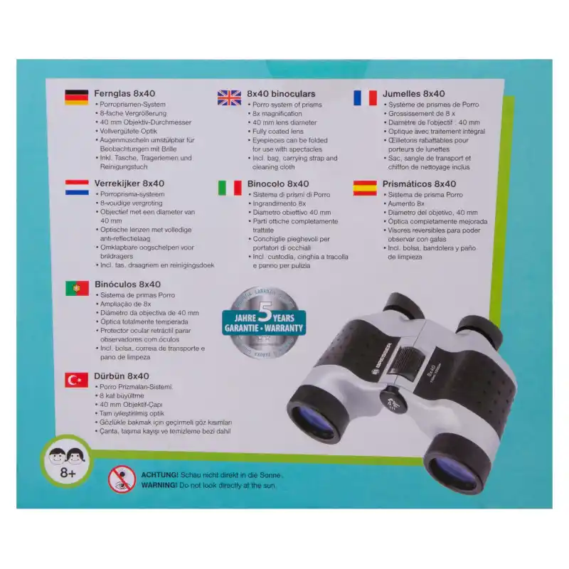 Bresser Junior 8x40 Binoculars for children