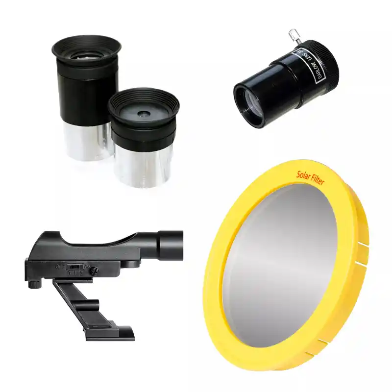 Bresser Polaris-II AR-102/600 EQ-3 AT-3 Telescope with solar filter