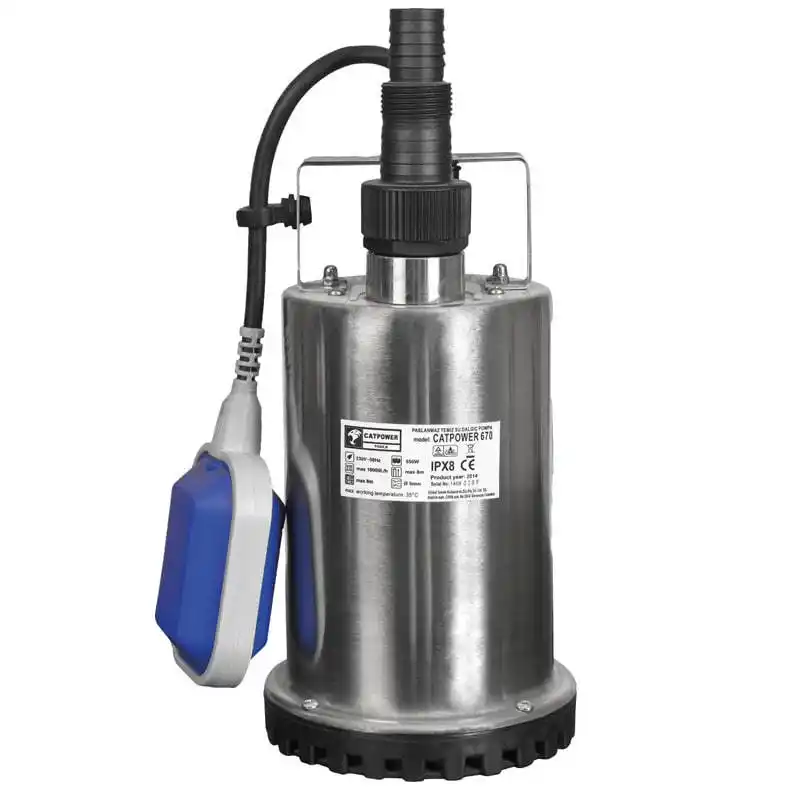 Catpower 670 Paslanmaz Temiz Su Dalgıç Pompa