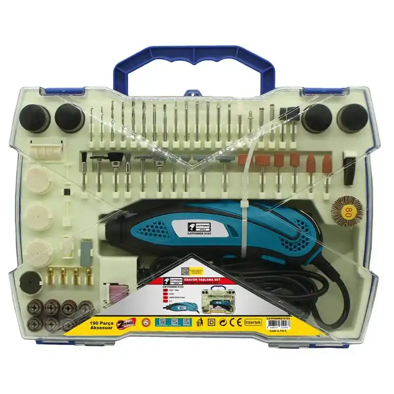 Catpower 8103 Gravür Taşlama Hobi Seti 190 Parça