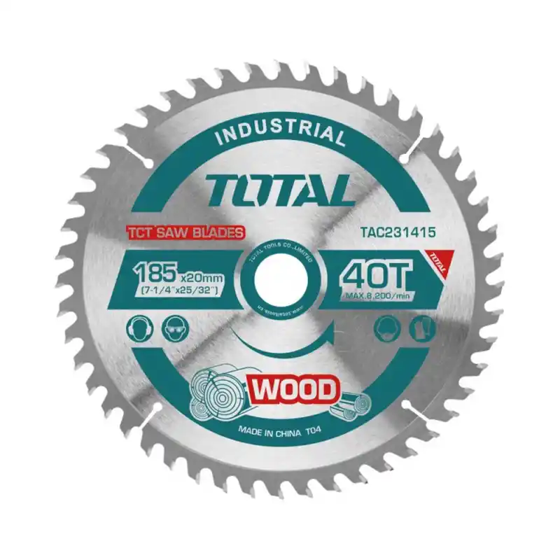 Total TAC231415 Ahşap Daire Testere Yedek Bıçak 185mm