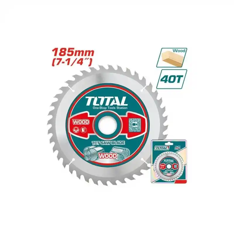 Total TAC231415 Ahşap Daire Testere Yedek Bıçak 185mm