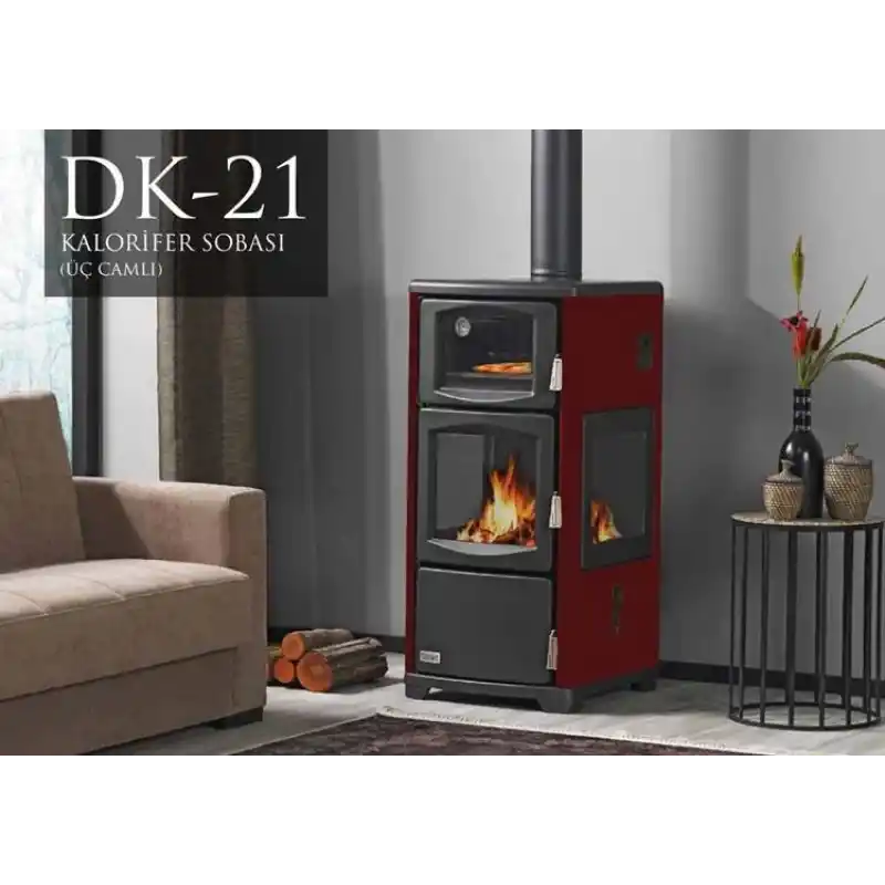 Daiwa DK-21 Kuzineli Şömineli Kat Kaloriferi Sobası