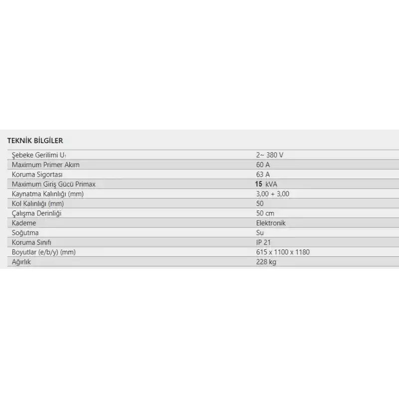 Demiriz DP 15 E Pedallı Elektronik Punta Kaynak Makinesi