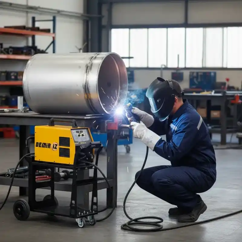 Demiriz MIG 200 SYN/P DC İnvertör Sinerjik Pulse Gazaltı Elektrod Kaynak Makinesi
