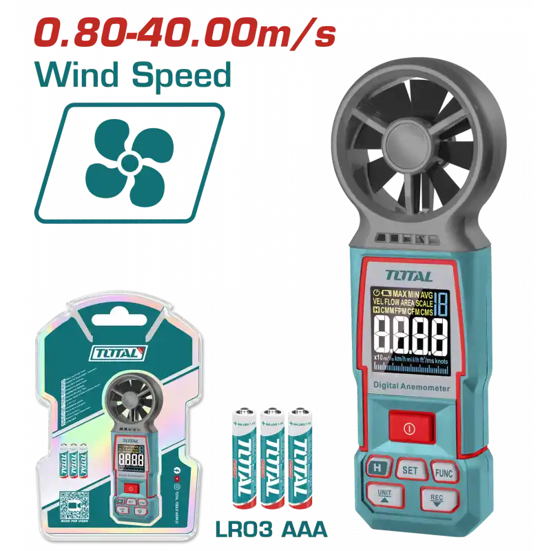 Total TETAN031 Dijital Anemometre