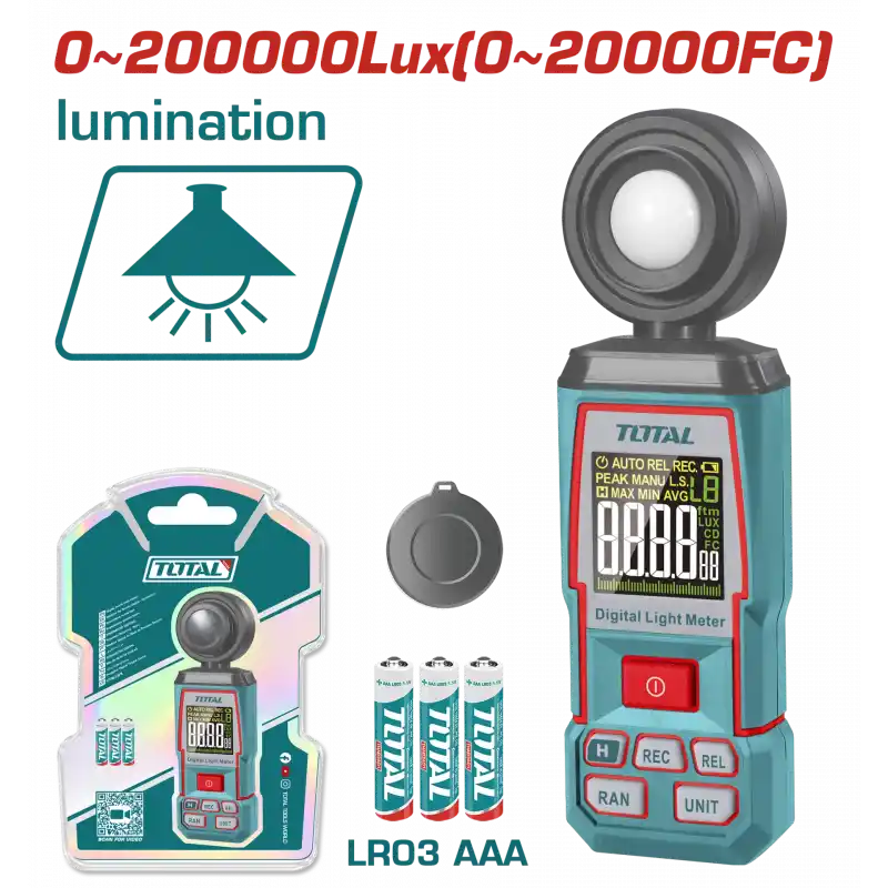 Total TETLU031 Dijital Lüxmetre
