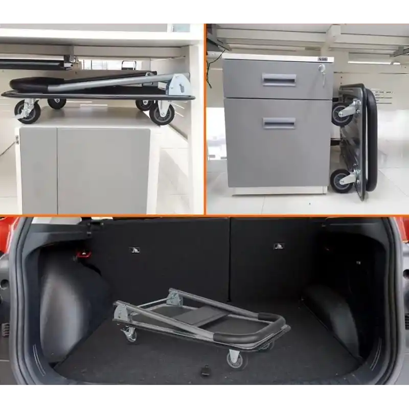 Duffmart PR2330 Pro Katlanır Platform 4 Tekerlekli Paket Taşıma Arabası 300 Kg