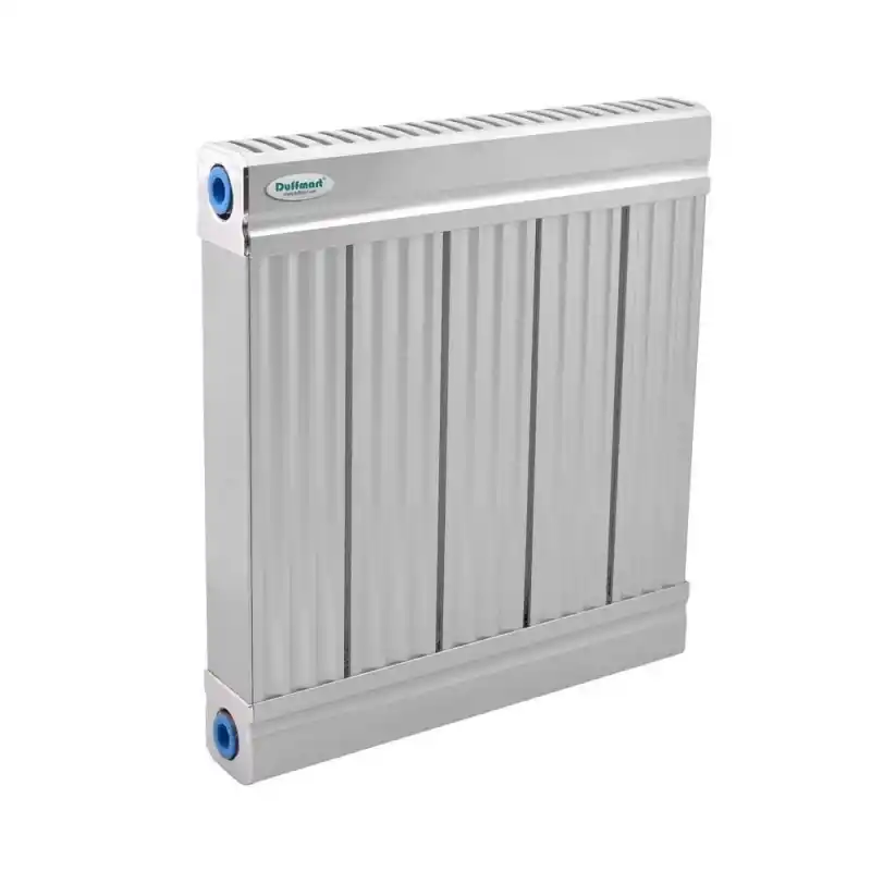 Duffmart Premio 60x213 cm Parlak Gri Alüminyum Radyatör