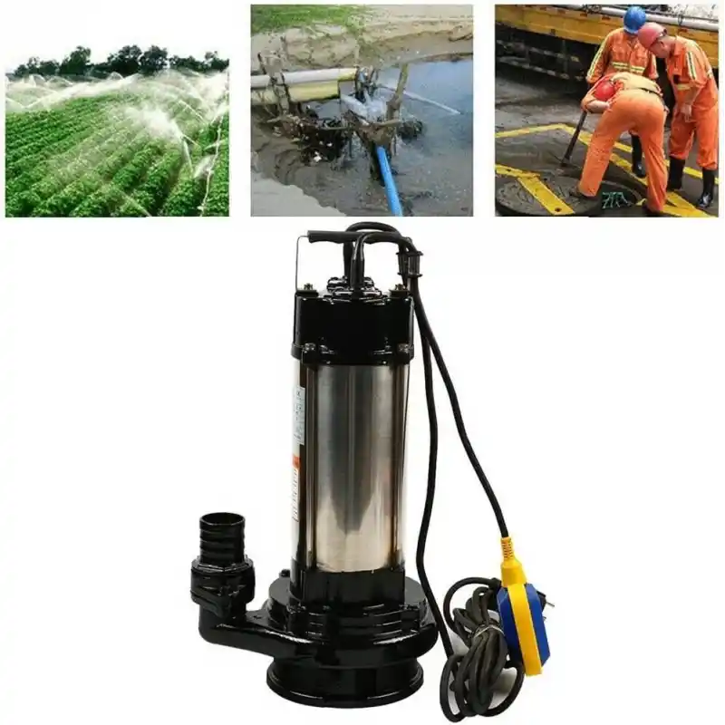 Duffmart V1500F Pis Su Foseptik Parçalayıcılı Açık Fanlı Dalgıç Pompa