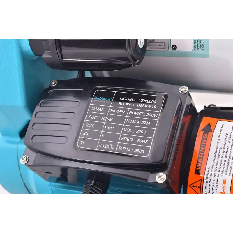 Duffmart YZN200A Otomatik Sıcak Soğuk Su Hidroforu