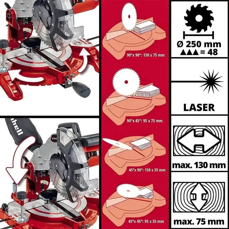 Einhell TC-MS 2513 L Gönye Kesme Testere