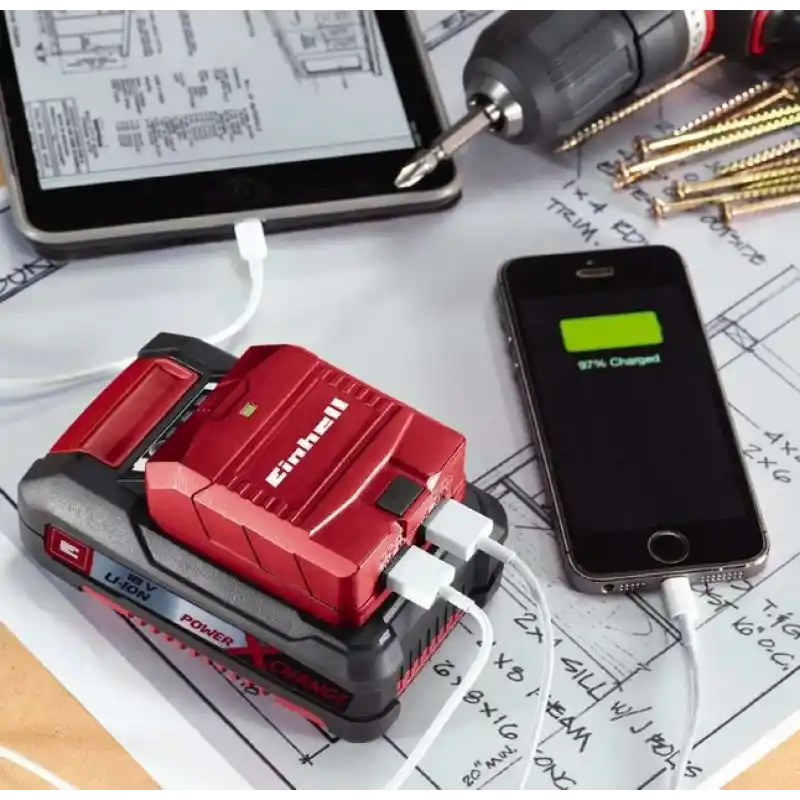 Einhell TE-CP 18 Li USB Solo Mobil Akü Şarj Cihazı
