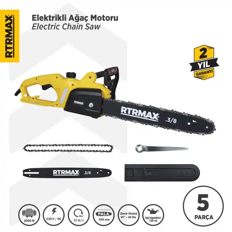 Rtrmax RTM9030 Elektrikli Motorlu Testere 40 cm