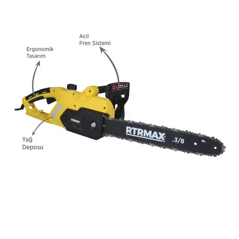 Rtrmax RTM9040 Elektrikli Ağaç Testere Motoru 40 Cm