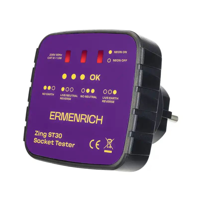 Ermenrich Zing ST30 Priz Test Cihazı