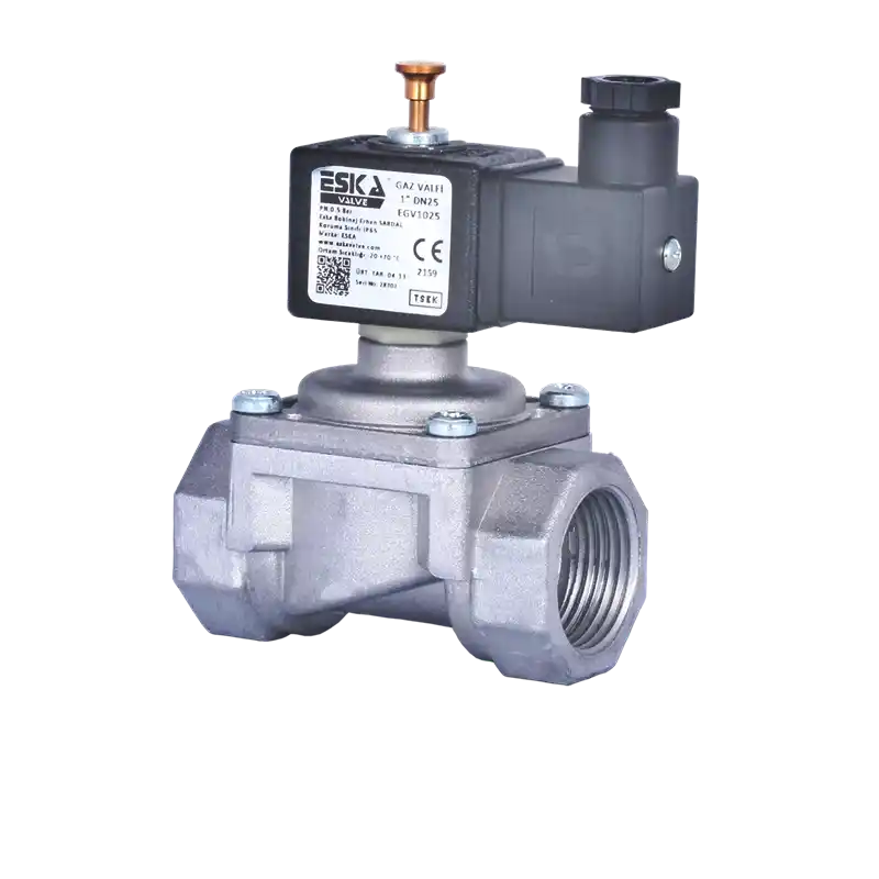 Eska 11/2 Alüminyum Gövdeli Selenoid Gaz Valfi