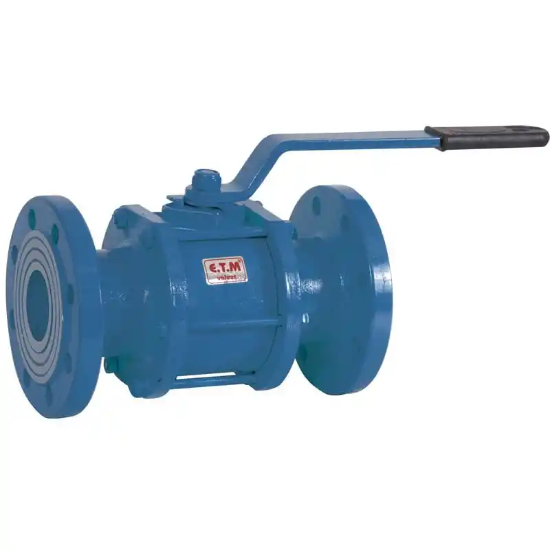 ETM DN150 PN16-25 Flanşlı Tam Geçişli Uzun Tip Küresel Vana 6