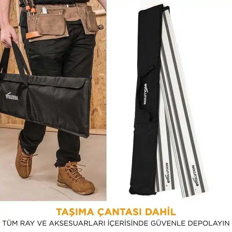 Evolution 004-0001 ST1400 Daire Testereler için Kılavuz Rayı 2x700mm