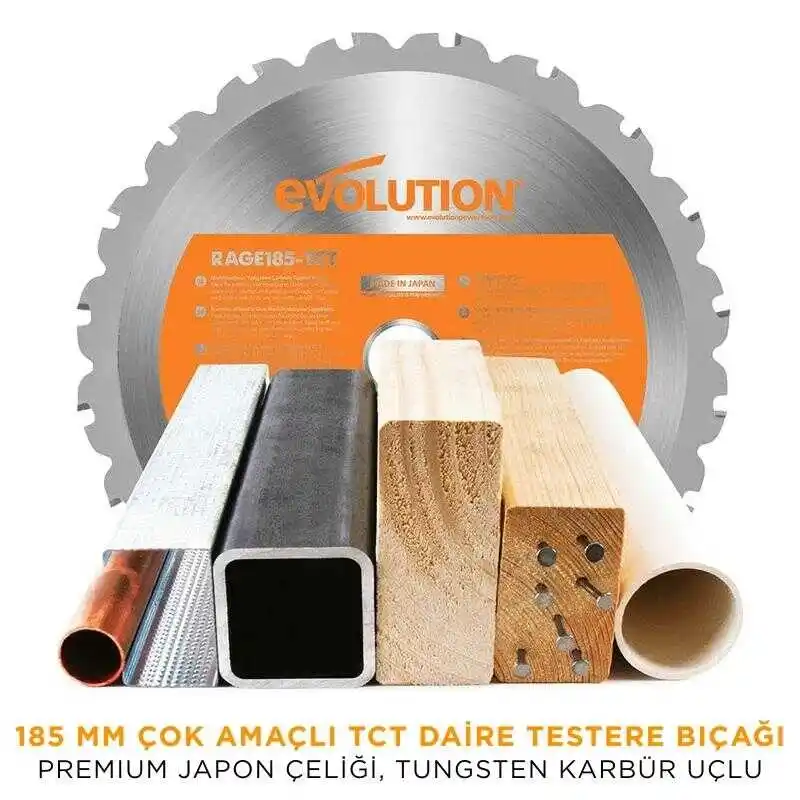 Evolution 027-0003A R185CCSX Daire Testere 185mm