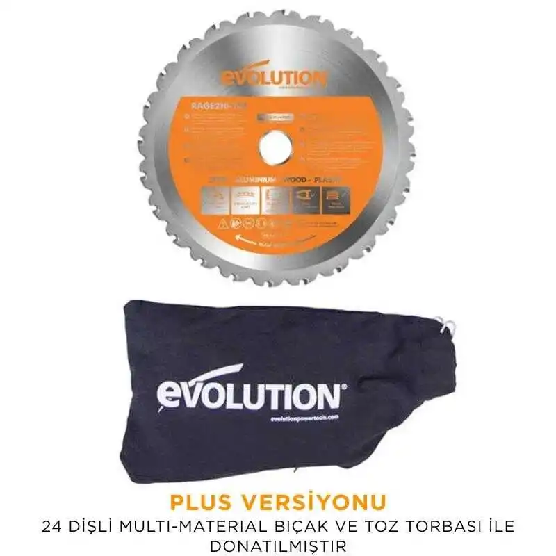 Evolution 046-0003A R210CMS Bileşik Gönye Kesme Testeresi 210mm